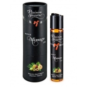 Массажное масло с ароматом экзотических фруктов Huile de Massage Gourmande Fruits Exotiques - 59 мл. - Plaisir Secret - купить с доставкой в Иркутске