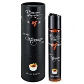 Массажное масло с ароматом крем брюле Huile de Massage Gourmande Creme Brulée - 59 мл. - Plaisir Secret - купить с доставкой в Иркутске