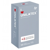 Презервативы с точками Unilatex Dotted - 12 шт. + 3 шт. в подарок - Unilatex - купить с доставкой в Иркутске