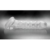 Утолщающая ребристая насадка на пенис - Доминирующее кольцо - в Иркутске купить с доставкой