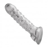 Утолщающая ребристая насадка на пенис - Доминирующее кольцо - в Иркутске купить с доставкой