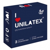 Ультрапрочные презервативы Unilatex Extra Strong - 3 шт. - Unilatex - купить с доставкой в Иркутске