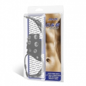 Утяжка на пенис и мошонку Cock Ring With 1.5  Ball Stretcher And Optional Weight Ring - BlueLine - купить с доставкой в Иркутске