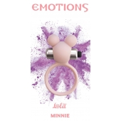 Розовое эрекционное виброколечко Emotions Minnie Light pink - Lola Games - в Иркутске купить с доставкой