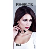 Чёрный чокер-кляп Iman Black - Rebelts - купить с доставкой в Иркутске