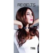 Чёрный кожаный чокер-кляп Tyra Black - Rebelts - купить с доставкой в Иркутске
