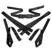 Бондажный набор из сатиновых лент Bordeaux 5 Piece Satin Bondage Set - XR Brands - купить с доставкой в Иркутске