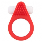 Красное эрекционное кольцо LIT-UP SILICONE STIMU RING 1 RED - Dream Toys - в Иркутске купить с доставкой