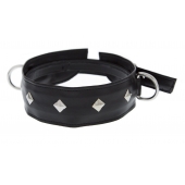 Полиуретановый ошейник с пуклями и D-кольцами Collar with Studs - Blush Novelties - купить с доставкой в Иркутске