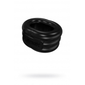 Чёрное эрекционное виброкольцо Stretch - Bathmate - в Иркутске купить с доставкой