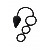 Тройное эрекционное кольцо с анальным хвостом Drop M-size - Erotist Adult Toys - в Иркутске купить с доставкой
