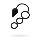 Тройное эрекционное кольцо с анальным хвостом Drop M-size - Erotist Adult Toys - в Иркутске купить с доставкой