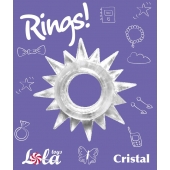Прозрачное эрекционное кольцо Rings Cristal - Lola Games - в Иркутске купить с доставкой