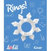 Прозрачное эрекционное кольцо Rings Gear - Lola Games - в Иркутске купить с доставкой