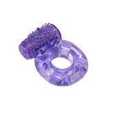 Фиолетовое эрекционное кольцо с вибрацией Rings Axle-pin - Lola Games - в Иркутске купить с доставкой