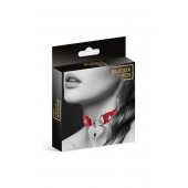 Красный чокер с замком в форме сердца - Bijoux Pour Toi - купить с доставкой в Иркутске
