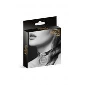 Черный чокер с двумя кольцами - Bijoux Pour Toi - купить с доставкой в Иркутске