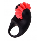 Чёрно-красное эрекционное виброкольцо Erotist - Erotist Adult Toys - в Иркутске купить с доставкой