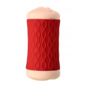 Двухсторонний мастурбатор JOS  NADIN в красном цилиндре - JOS - в Иркутске купить с доставкой