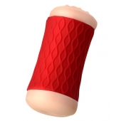 Двухсторонний мастурбатор JOS  NADIN в красном цилиндре - JOS - в Иркутске купить с доставкой