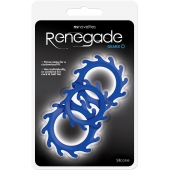 Набор из 3 синих эрекционных колец Renegade Gears - NS Novelties - в Иркутске купить с доставкой