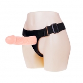Телесный фаллоимитатор на трусиках Jessica Strap-On - 15,5 см. - Baile - купить с доставкой в Иркутске