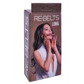 Кляп-трензель Lora с металлическими кольцами - Rebelts - купить с доставкой в Иркутске