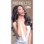 Кляп-трензель Lora с металлическими кольцами - Rebelts - купить с доставкой в Иркутске