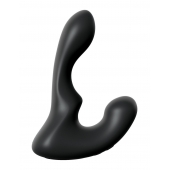 Черный анальный вибростимулятор P-Spot Milker - 14 см. - Pipedream - в Иркутске купить с доставкой