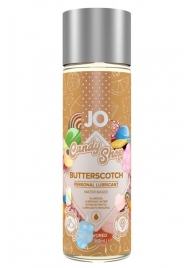 Смазка на водной основе Candy Shop Butterscotch с ароматом ирисок - 60 мл. - System JO - купить с доставкой в Иркутске
