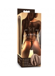 Коричневый мастубратор-вагина Nicole s Kitty - Blush Novelties - в Иркутске купить с доставкой