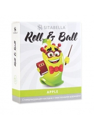 Стимулирующий презерватив-насадка Roll   Ball Apple - Sitabella - купить с доставкой в Иркутске