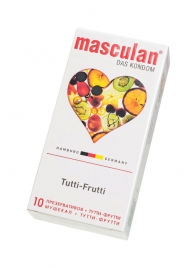 Жёлтые презервативы Masculan Ultra Tutti-Frutti с фруктовым ароматом - 10 шт. - Masculan - купить с доставкой в Иркутске