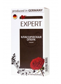 Гладкие презервативы Expert  Классическая опера  - 12 шт. - Expert - купить с доставкой в Иркутске