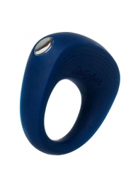 Синее эрекционное кольцо на пенис Satisfyer Ring 2 - Satisfyer - в Иркутске купить с доставкой