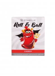 Стимулирующий презерватив-насадка Roll   Ball Cherry - Sitabella - купить с доставкой в Иркутске