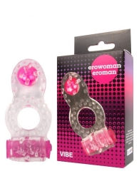 Прозрачное эрекционное кольцо Erowoman-Eroman - Erowoman-Eroman - в Иркутске купить с доставкой