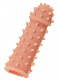 Телесная реалистичная насадка KOKOS Extreme Sleeve 03 с дополнительной стимуляцией - 12,7 см. - KOKOS - в Иркутске купить с доставкой Телесная реалистичная насадка KOKOS Extreme Sleeve 03 с дополнительной стимуляцией - 12,7 см. - KOKOS - в Иркутске купить с доставкой