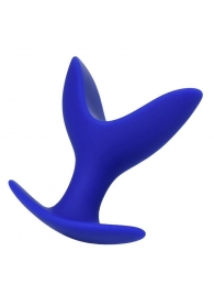 Синяя силиконовая расширяющая анальная втулка Bloom - 9 см. - ToyFa в Иркутске Синяя силиконовая расширяющая анальная втулка Bloom - 9 см. - ToyFa