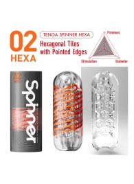 Мастурбатор SPINNER Hexa - Tenga - в Иркутске купить с доставкой