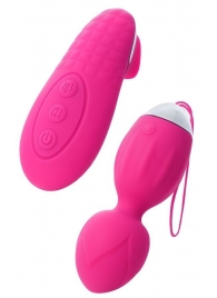 Розовые виброшарики TELLA с пультом-стимулятором - ToyFa в Иркутске Розовые виброшарики TELLA с пультом-стимулятором - ToyFa