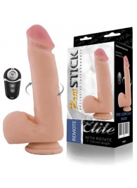 Перезаряжаемый ротатор с пультом ДУ - 18 см. - ToyFa купить в Иркутске с доставкой в Orgasmix.ru Перезаряжаемый ротатор с пультом ДУ - 18 см. - ToyFa