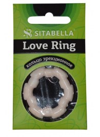 Фигурное эрекционное кольцо из киберкожи - Sitabella - в Иркутске купить с доставкой