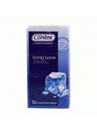 Презервативы с продлевающей смазкой Contex Long Love - 12 шт. - Contex - купить с доставкой в Иркутске