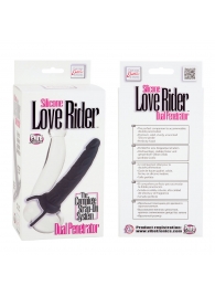 Насадка на пенис Silicone Love Rider Dual Penetrator для двойного проникновения - 14 см. - California Exotic Novelties - в Иркутске купить с доставкой