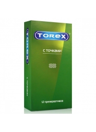 Текстурированные презервативы Torex  С точками  - 12 шт. - Torex - купить с доставкой в Иркутске