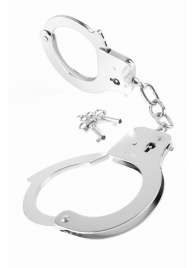 Металлические серебристые наручники Designer Metal Handcuffs - Pipedream - купить с доставкой в Иркутске