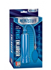 Синяя вакуумная помпа MENZSTUFF PENIS ENLARGER - Dream Toys - в Иркутске купить с доставкой