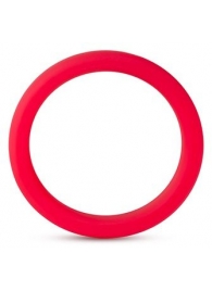 Красное эрекционное кольцо Silicone Go Pro Cock Ring - Blush Novelties - в Иркутске купить с доставкой