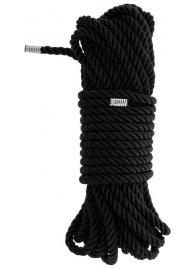 Черная веревка для бондажа BONDAGE ROPE - 10 м. - Dream Toys - купить с доставкой в Иркутске